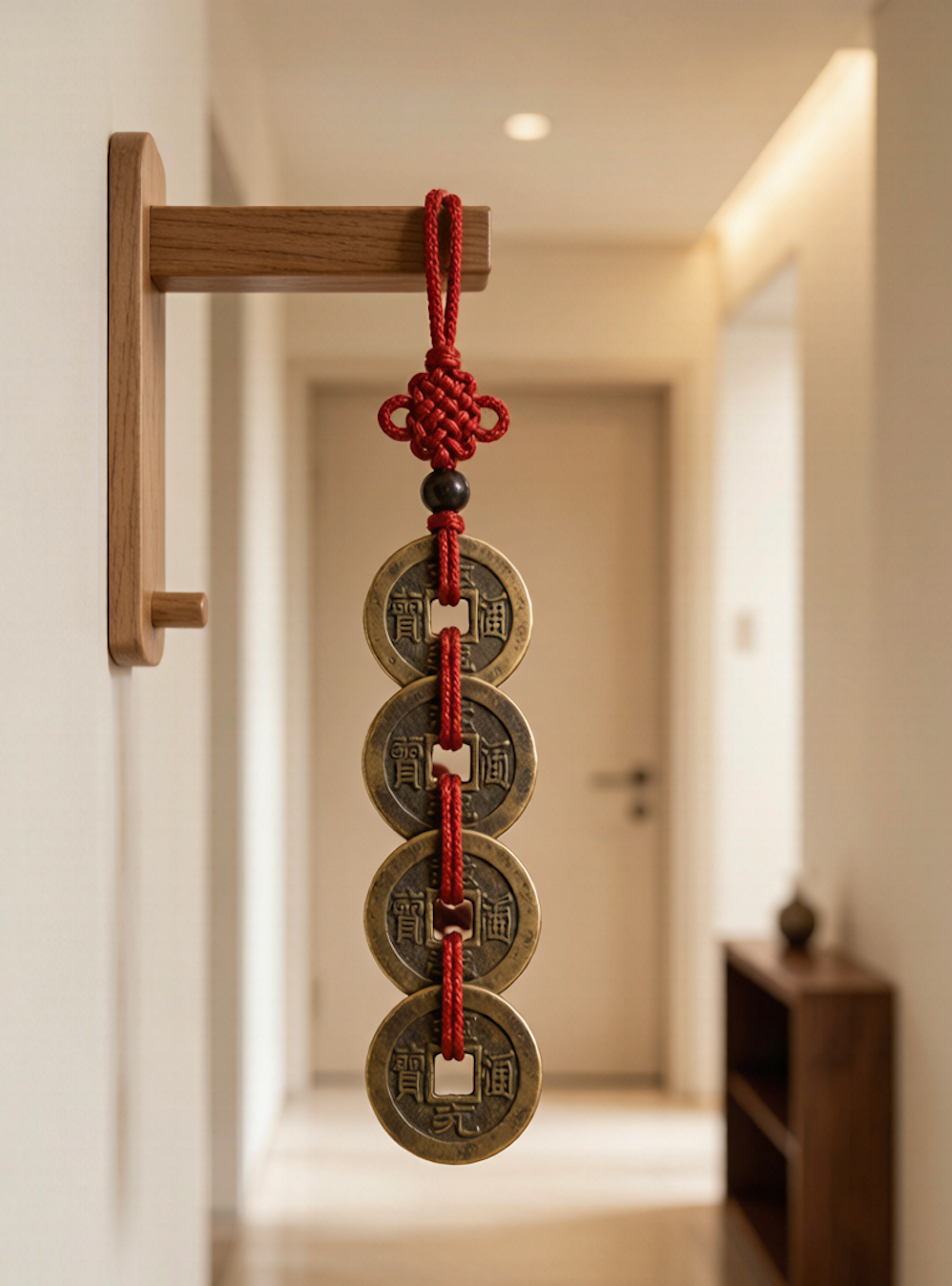 Five-Coin Hanging Ornament