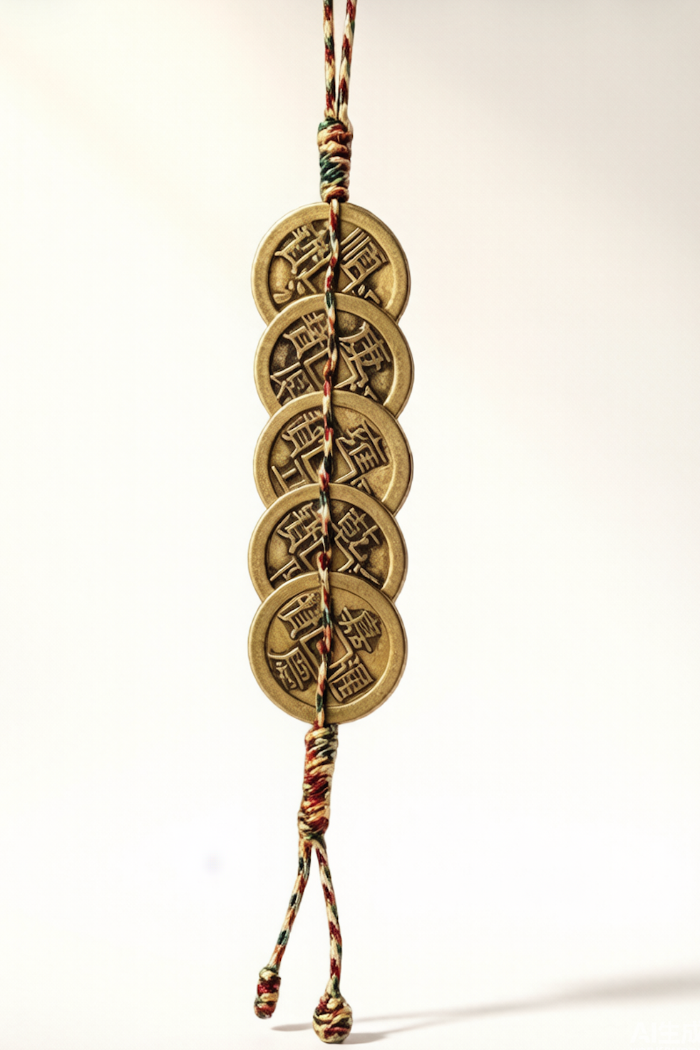 Five-Coin Hanging Ornament