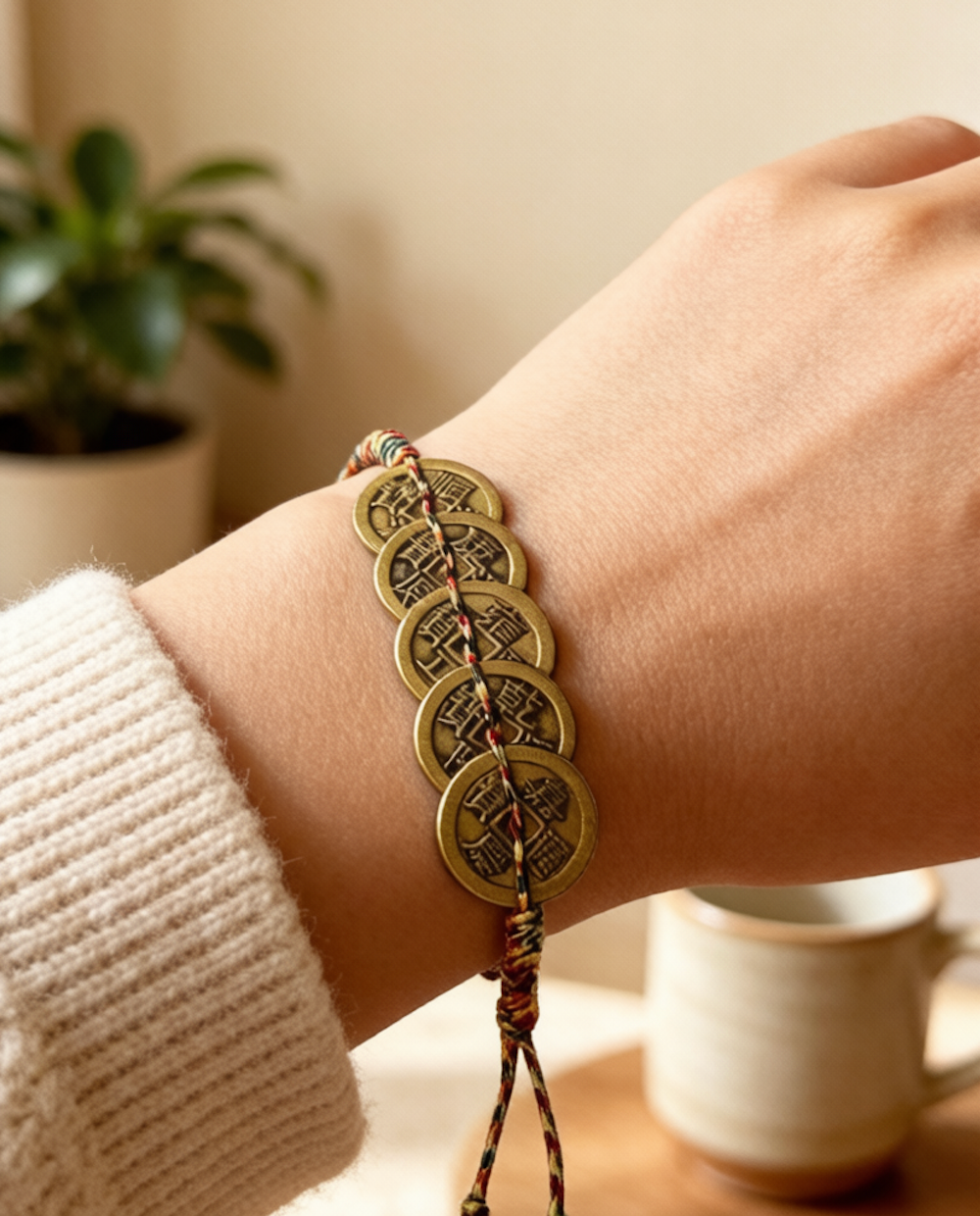 Five-Coin Hanging Ornament
