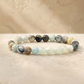 QI KIND Multicolor Polished Bead Bracelet main image