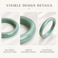 QI KIND Pale Green Bangle features image