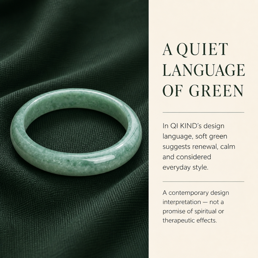 QI KIND Pale Green Bangle story image