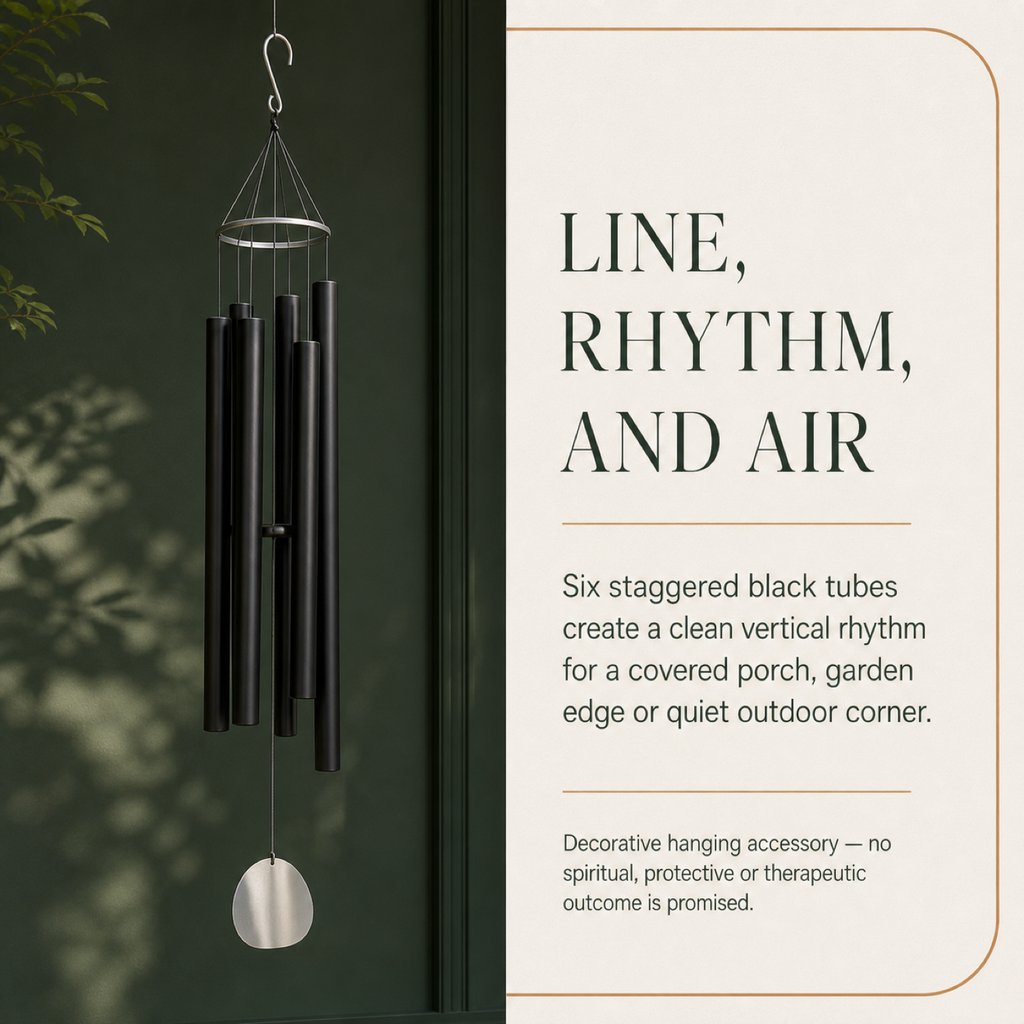 QI KIND Six-Tube Black Wind Chime story image