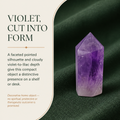 QI KIND Purple Faceted Point Ornament story image