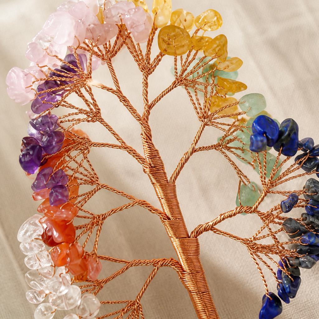 QI KIND Multicolor Chip Tree Ornament detail image