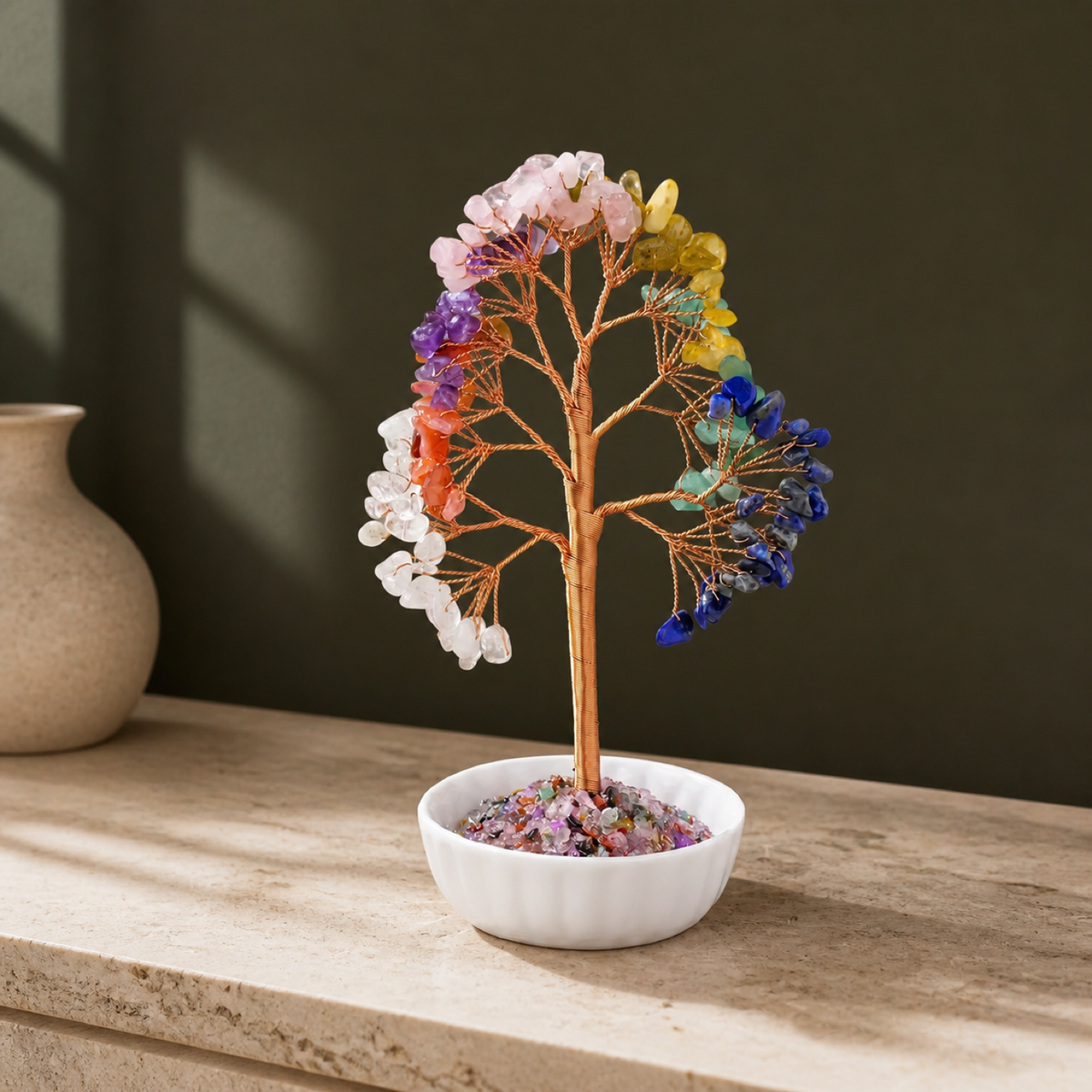 QI KIND Multicolor Chip Tree Ornament lifestyle image