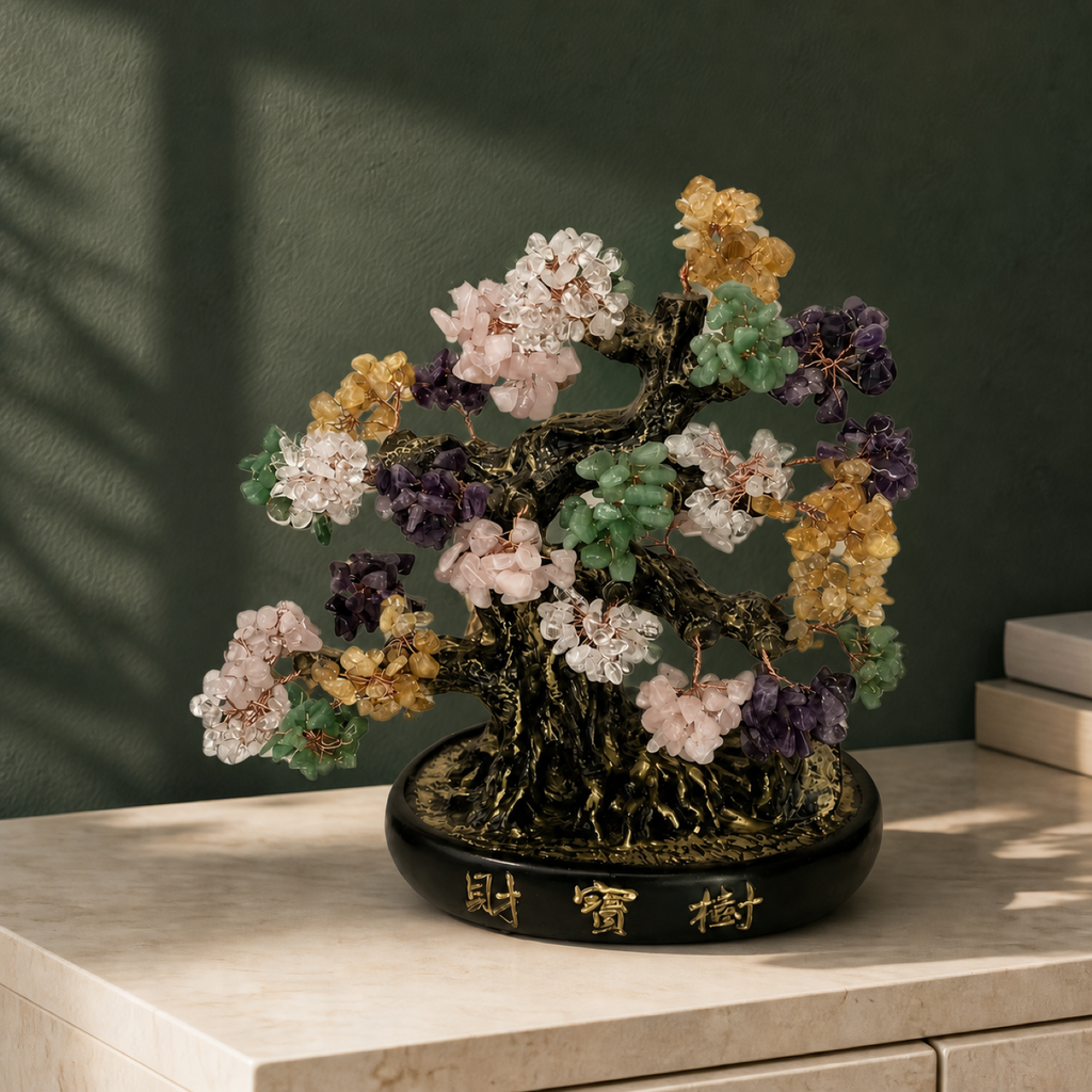 QI KIND Multicolor Chip Bonsai Ornament lifestyle image