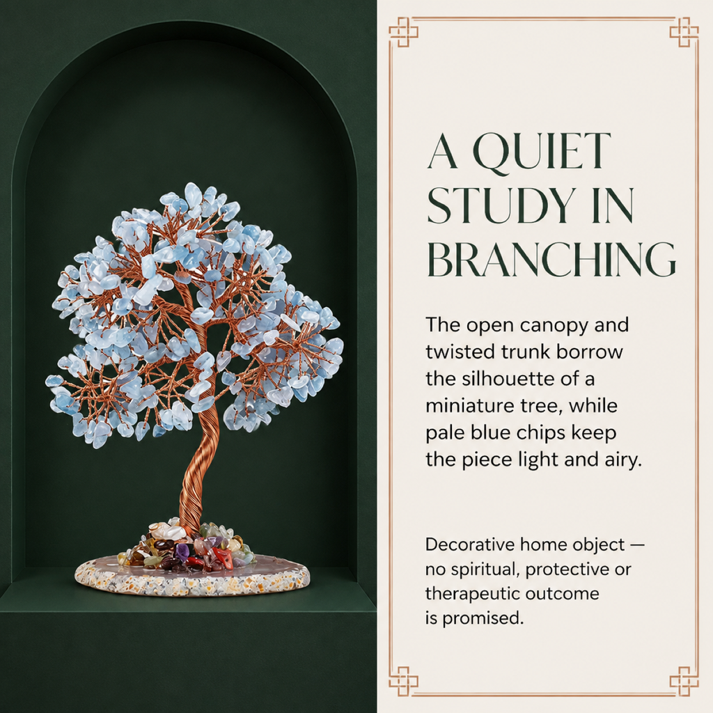 QI KIND Pale Blue Chip Tree Ornament story image